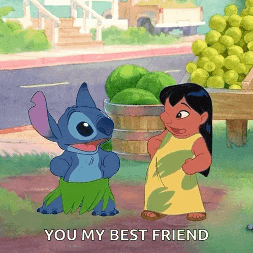 Lilo And Stitch You My Best Friend GIF