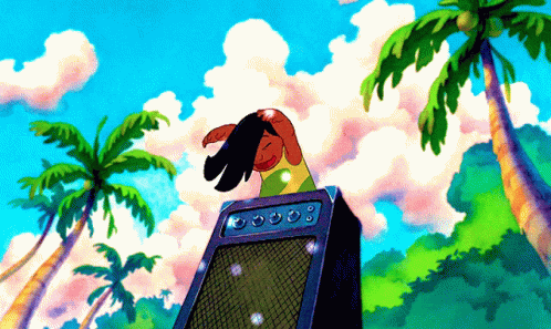 Lilo Dancing On Speaker GIF