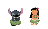 Lilo E Stitch Sticker GIF