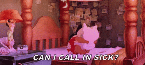 Lilo Pretends To Be Sick GIF