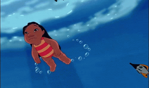 Lilo & Stitch Fish Swimming GIF