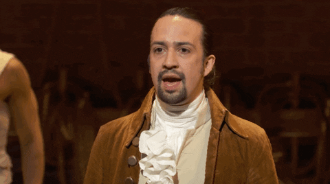 Lin Manuel Miranda Hamilton Serious Speaking GIF