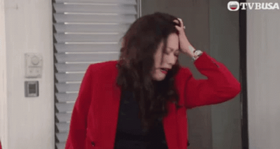 Linda Lung Pulling Hair Out GIF