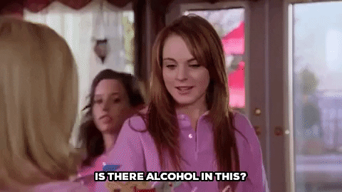 Lindsay Lohan Alcohol In This Margarita GIF