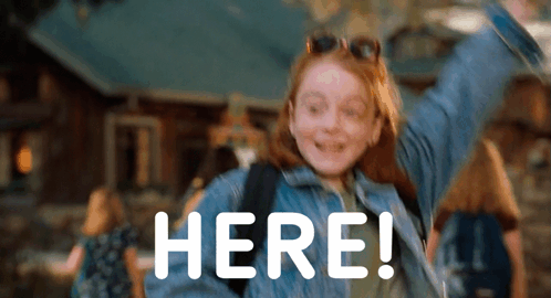 Lindsay Lohan Im Here GIF