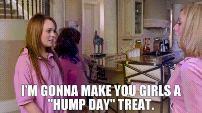 Lindsay Lohan Is In For Hump Day Treat GIF
