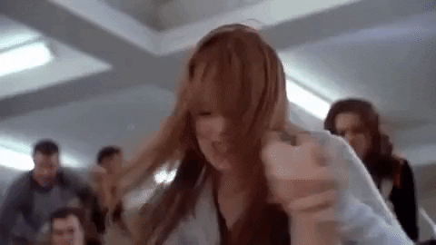 Lindsay Lohan Slapping Girl Fight GIF