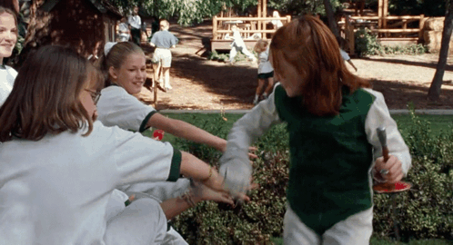 Lindsay Lohan Team High Five GIF