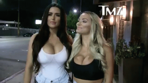 Lindsey Pelas Abigail Ratchford GIF