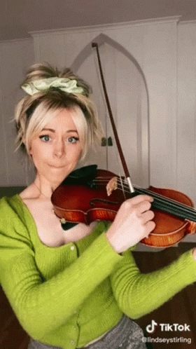 Lindsey Stirling Violin Room Performance GIF