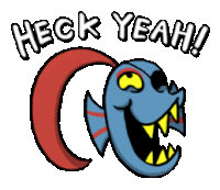 Line Sticker Heck Yeah Sticker GIF