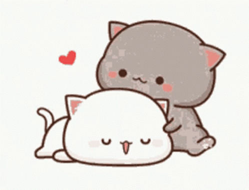 Line Stickers Licking Cute Animated GIF