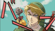 Link Fighting Attack The Legend Of Zelda Nintendo GIF