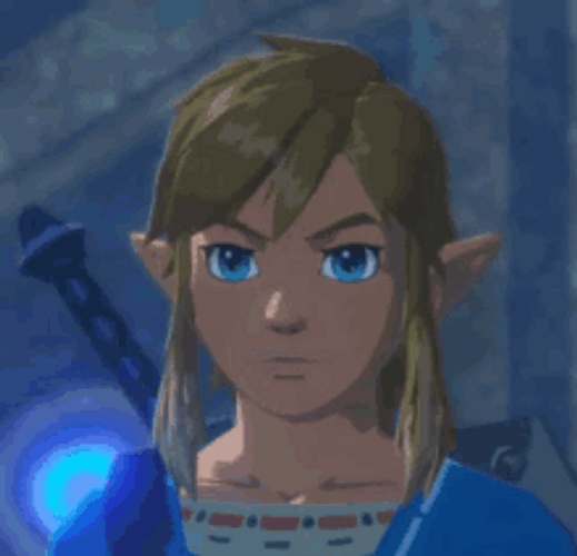 Link The Legend Of Zelda Looking Up Serious GIF