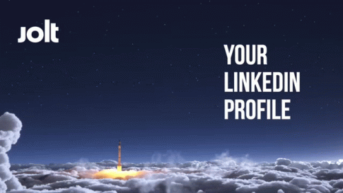 LinkedIn Logo in Clouds