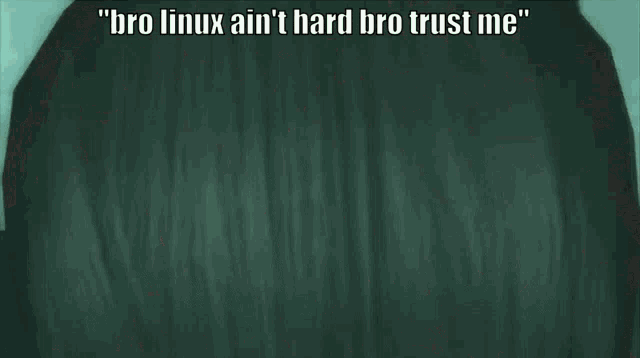 Linux Ain't Hard Bro GIF