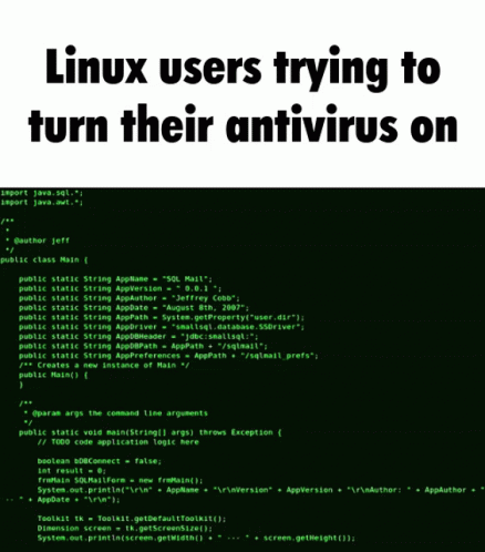 Linux Users Antivirus On GIF