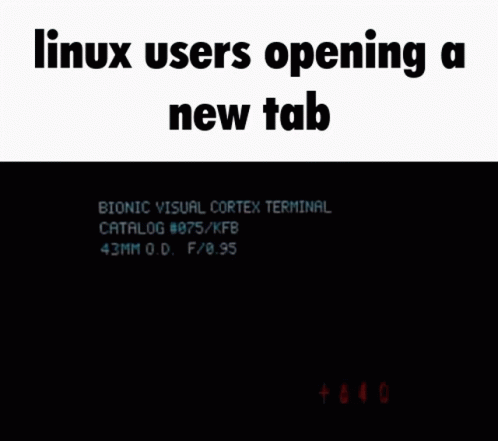 Linux Users New Tab GIF