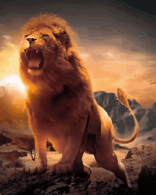 Lion Amazing Rawr GIF