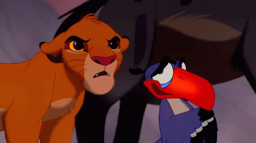 Lion and Bird from The Lion King