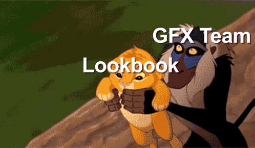 Lion And Monkey GFX Team Lookbook GIF