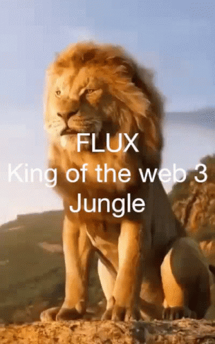 Lion Flux King Of The Web 3 Jungle GIF