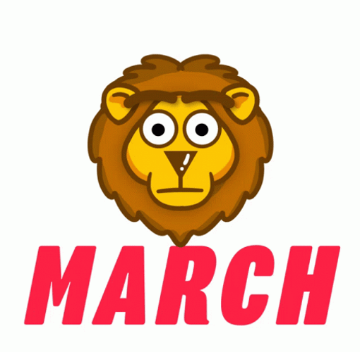 Lion Growling March GIF
