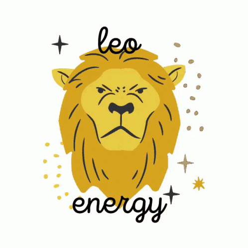 Lion Illustration Leo Energy