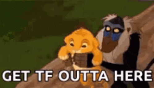Lion King Get Me Outta Here GIF