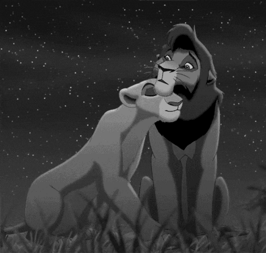 Lion King Kiara And Kovu Cartoon Love GIF