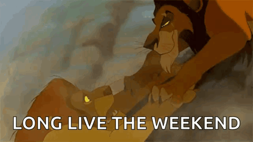 Lion King Lion Cub Long Live the Weekend