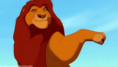 Lion King Lion Smiling and Dancing