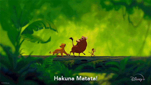 Lion King Poster Hakuna Matata