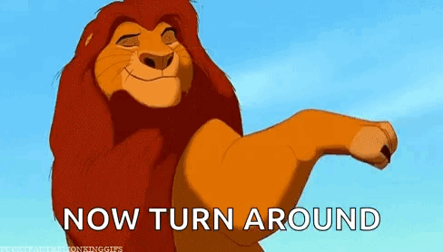 Lion King Smiling and Flexing Muscles