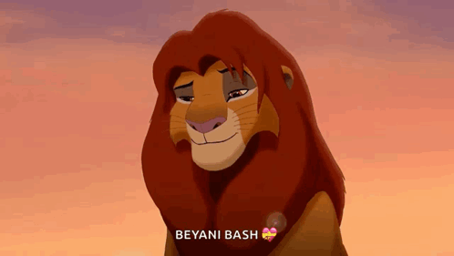 Lion King Smiling With Beyani Bash