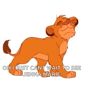 Lion Oh I Just Can't Wait To See Jenna Marie GIF