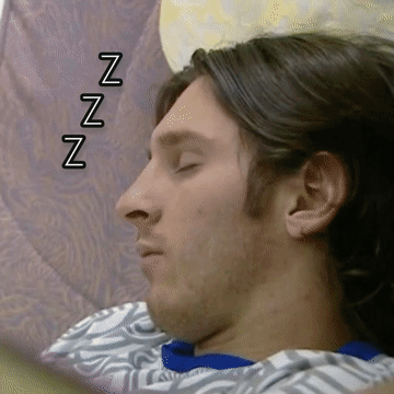 Lionel Messi And Goat Sleeping Soundly GIF