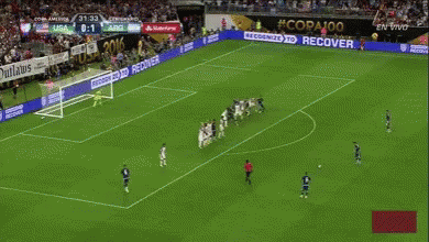 Lionel Messi Free Kick Curve Goal GIF