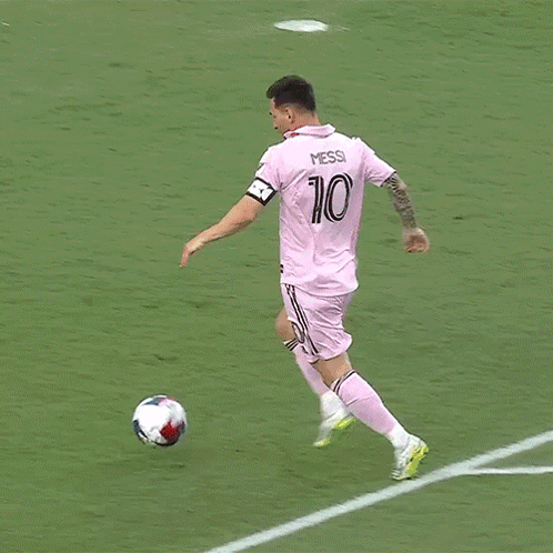Lionel Messi Playing Soccer Ball GIF