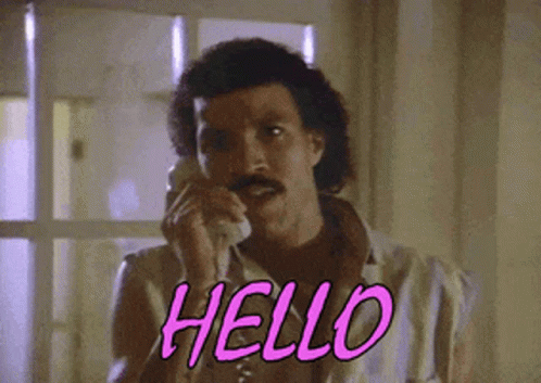 Lionel Richie Adele Hello Holding Telephone GIF