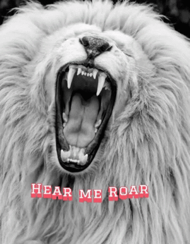 Lions Roaring Hear Me GIF