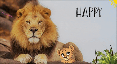 Lions Welcoming Happy August GIF