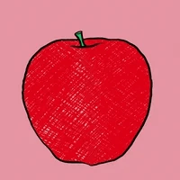 Lip Bite Eating Red Apple GIF