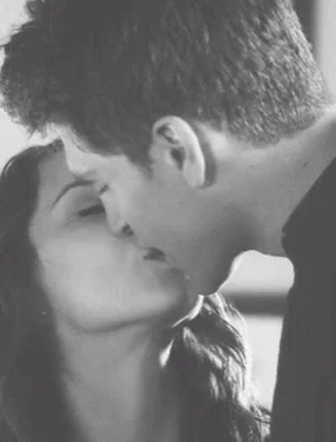 Couple Kiss On Lips GIF
