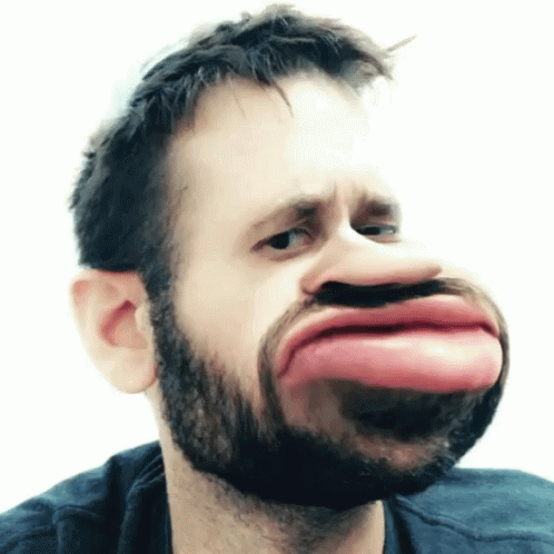 Funny Guy With Big Lips GIF