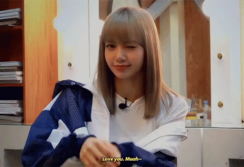 Lisa I Love You Finger Hearts GIF