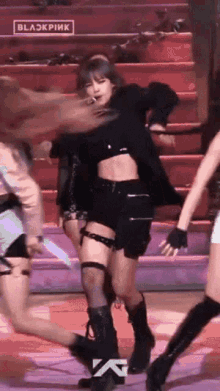Lisa Manoban Blackpink Kick GIF