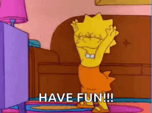 Lisa Simpson Dancing Have Fun