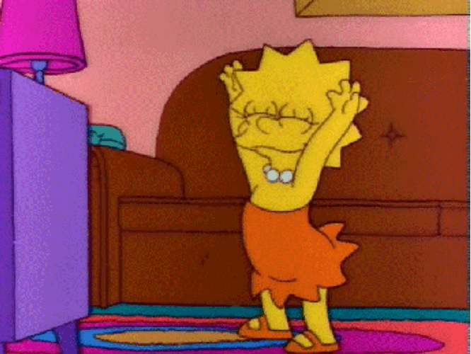 Lisa Simpson Hip Thrust GIF