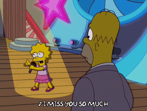 Lisa Simpson Singing GIF